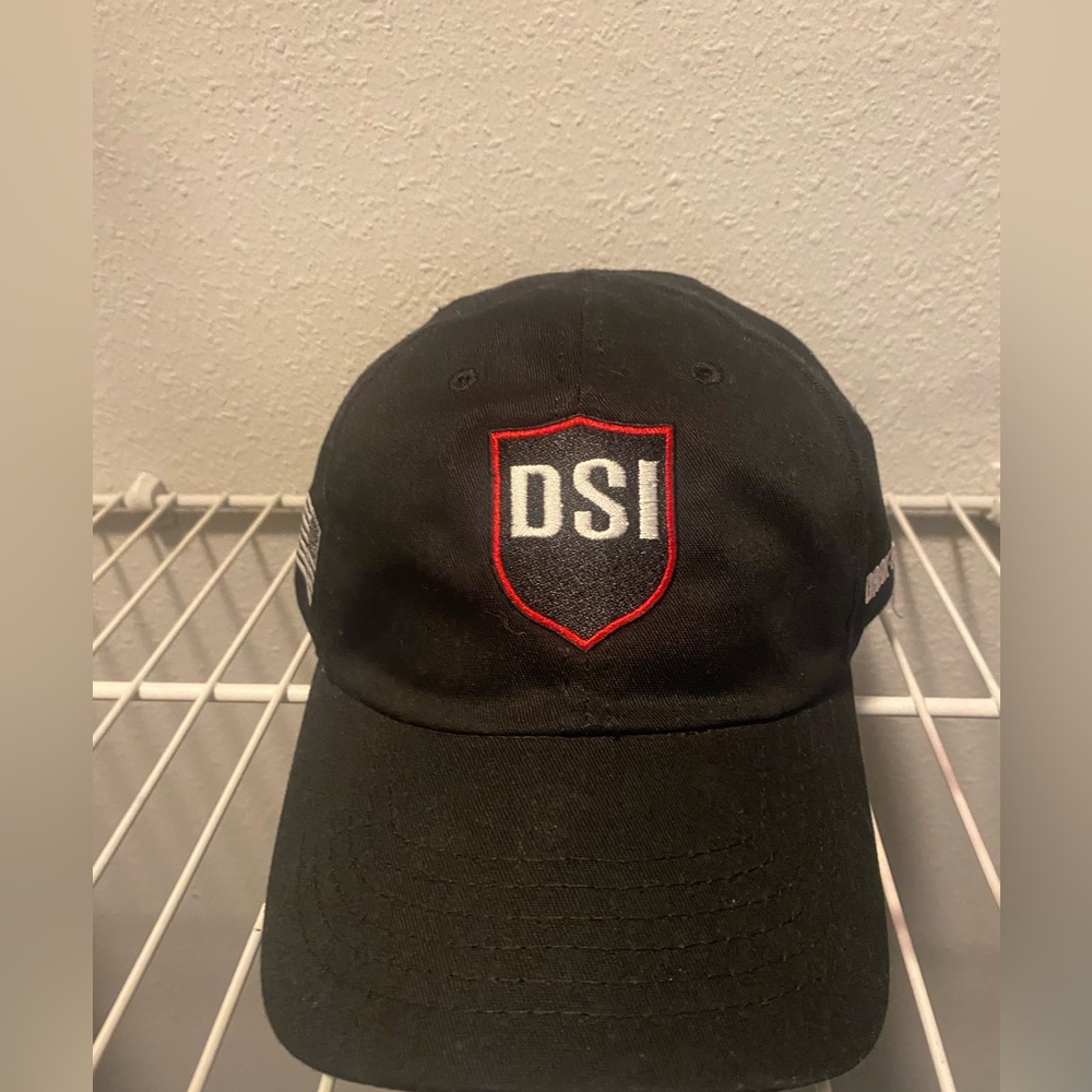New DSI Dark Storm Industries Graphic Black Baseball Cap Hat One Size
